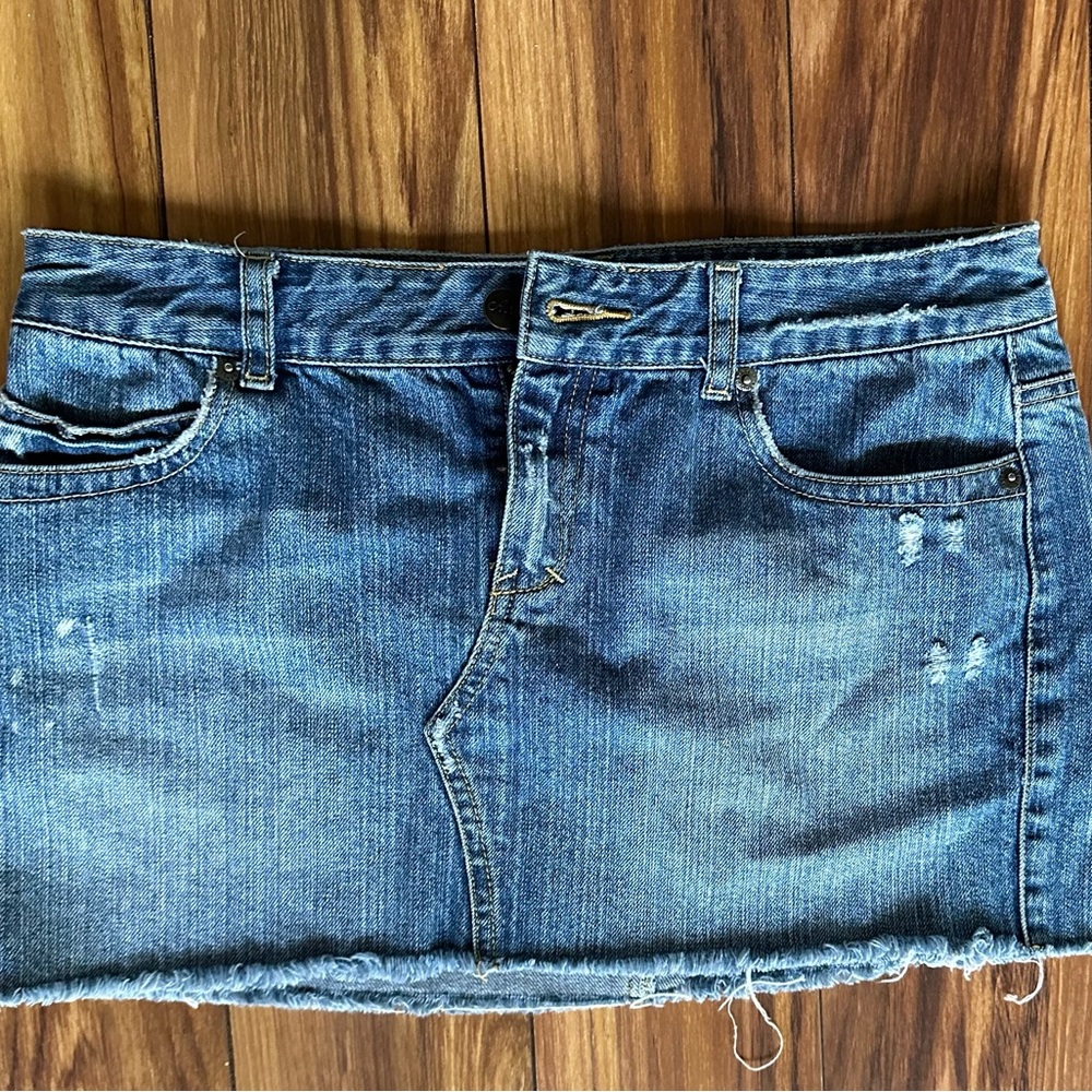 Vintage Aeropostale Blue Pencil Mini Skirt- Size 5/6